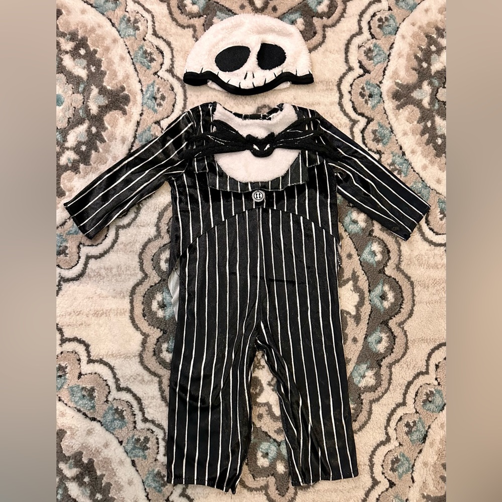 Jack Skellington Halloween Costume Size 6-12 months Nightmare Before Christmas